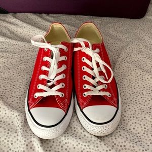 red converse sneakers